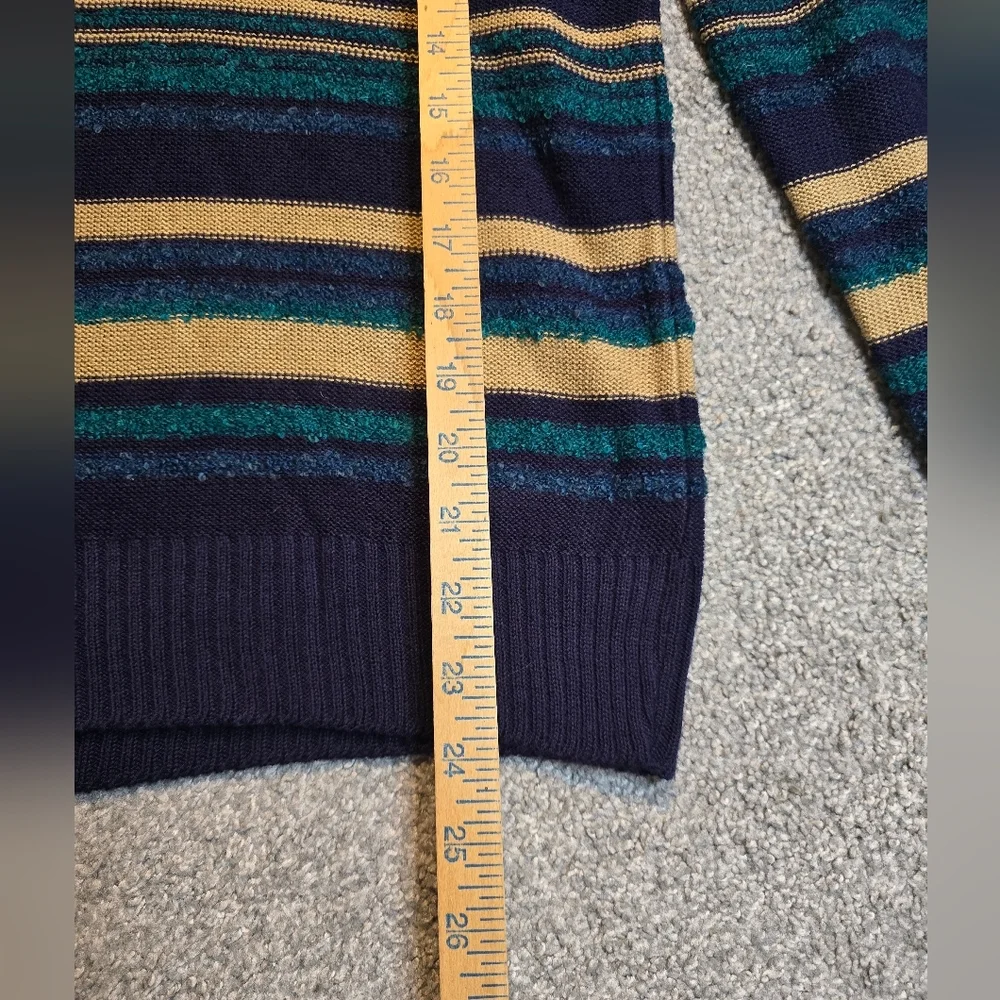 ACT III Vintage SweaterStripes Lightweight Preppy Collegiate Countryside Chic